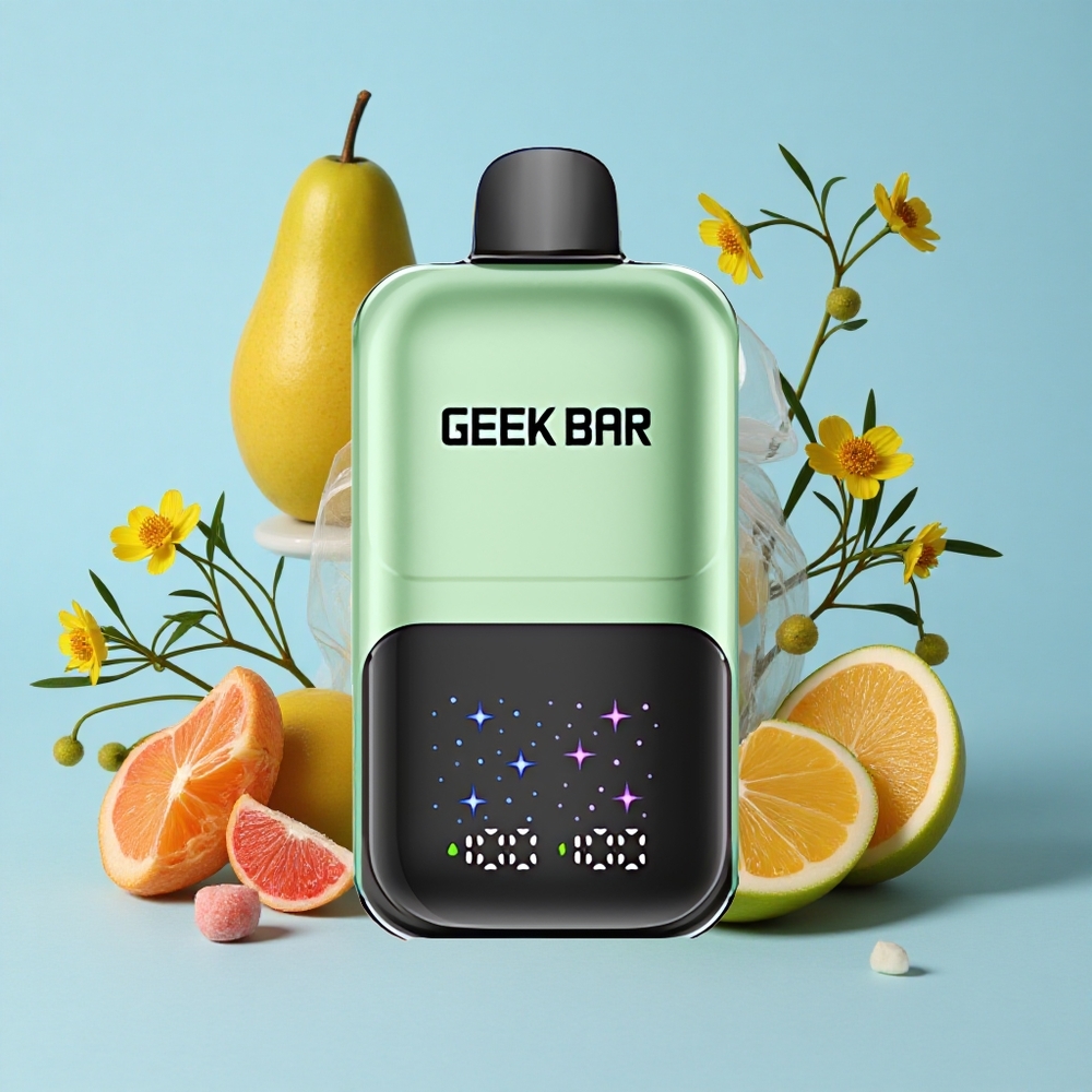 GEEK BAR 2GO Two Series 50000 Pufuri Aromă Dulce-Acră  Fructe Acre Romania vape wholesale Ecigaretă Dispozabilă cu Ecran Mare