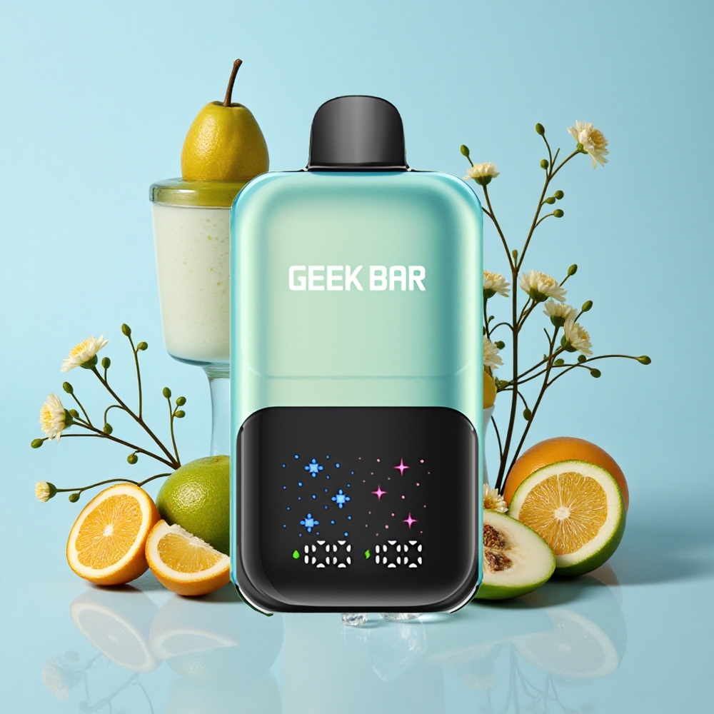 GEEK BAR 2GO Two Series 50000 Pufuri Mentă Rece Gheață Romania vape wholesale Ecran Mare Interactiv