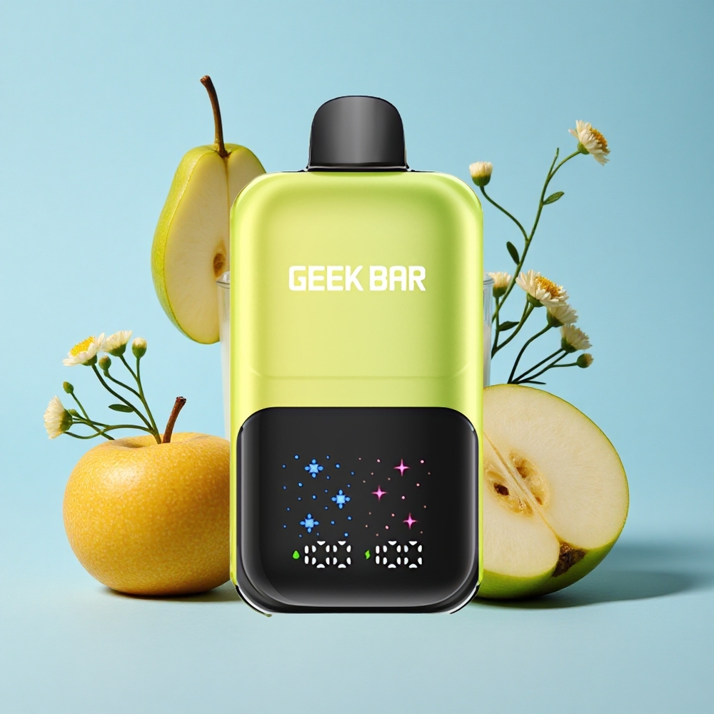 GEEK BAR 2GO Two Series 50000 Pufuri Măr Acru Ghețos Romania vape wholesale Ecran Mare Interactiv