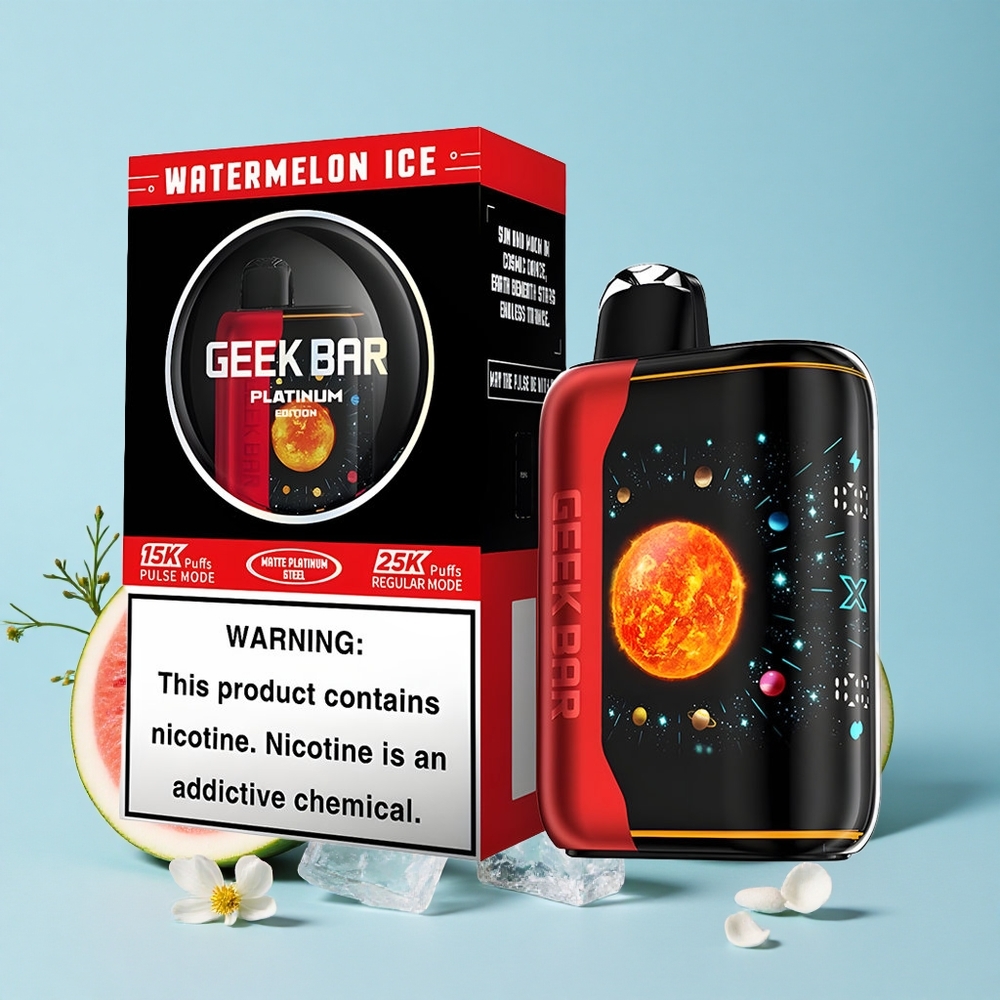 GEEK BAR Platinum Edition 25000 Pufuri Pepene Gheata Romania vape wholesale Ecigareta Dispozabila cu Incarcare USB-Type C