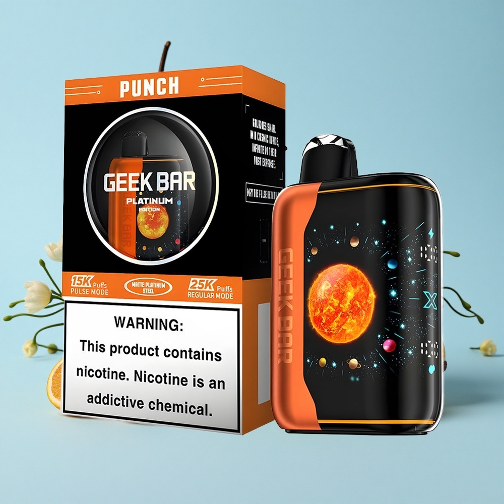 GEEK BAR Platinum Edition 25000 de Pufuri Punch Romania vape wholesale cu încărcare rapidă USB-Type C