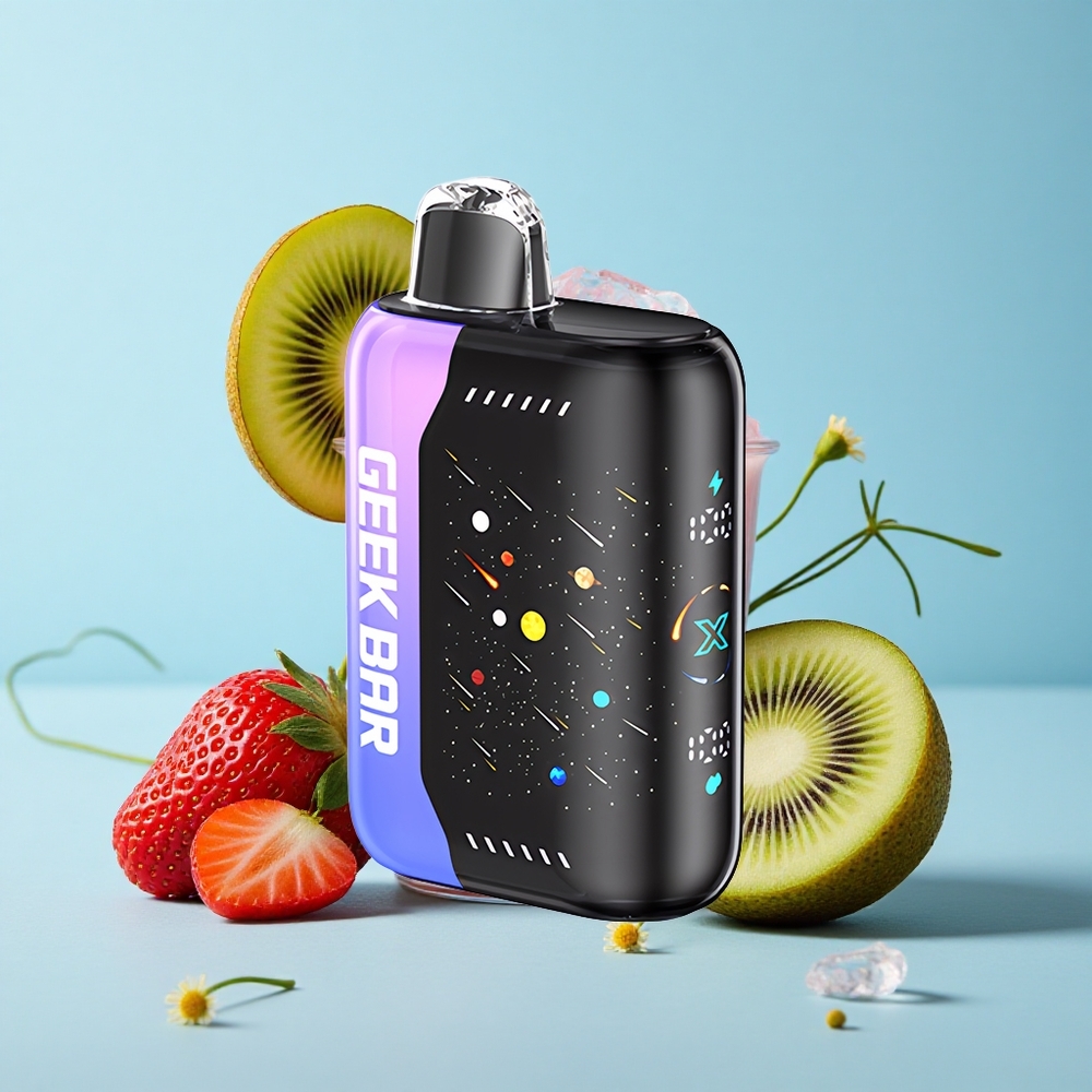 GEEK BAR Pulse X 42K Pufuri Meteor Edition Căpșuni Kiwi Gheață Romania vape wholesale