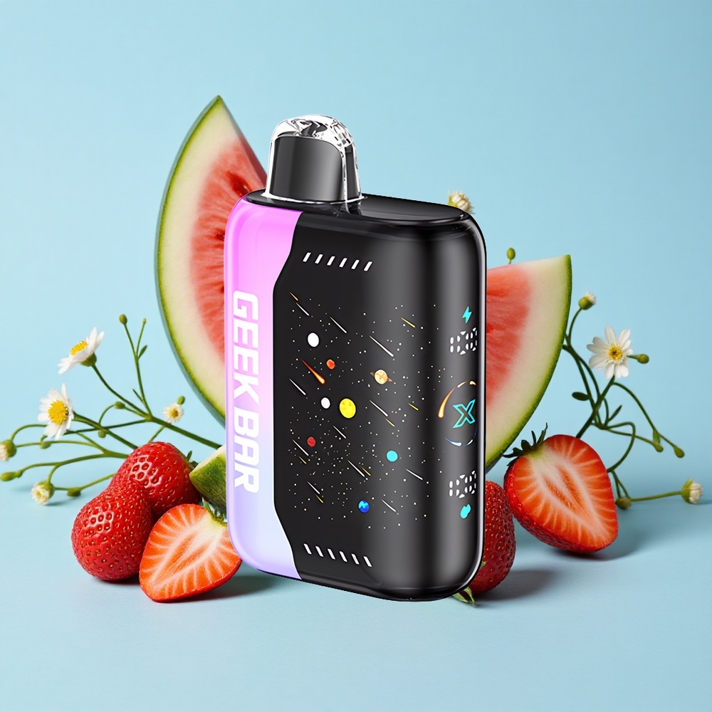 GEEK BAR Pulse X 42K Pufuri Meteor Edition Căpșună Pepene Romania vape wholesale Ecran 3D