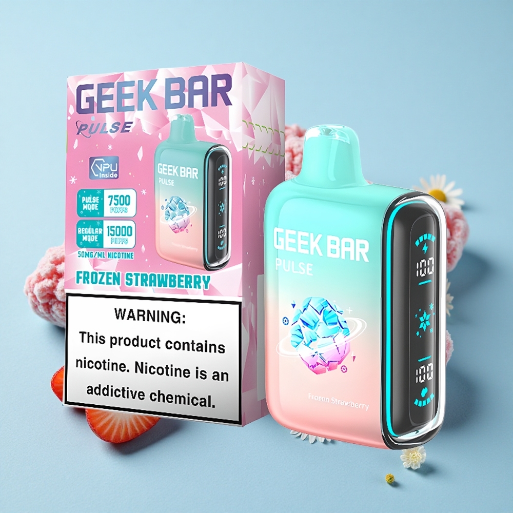 Geek Bar Pulse 15000 Pufuri Ediția Înghețată Romania vape wholesale Capacitate Lichid 16ML