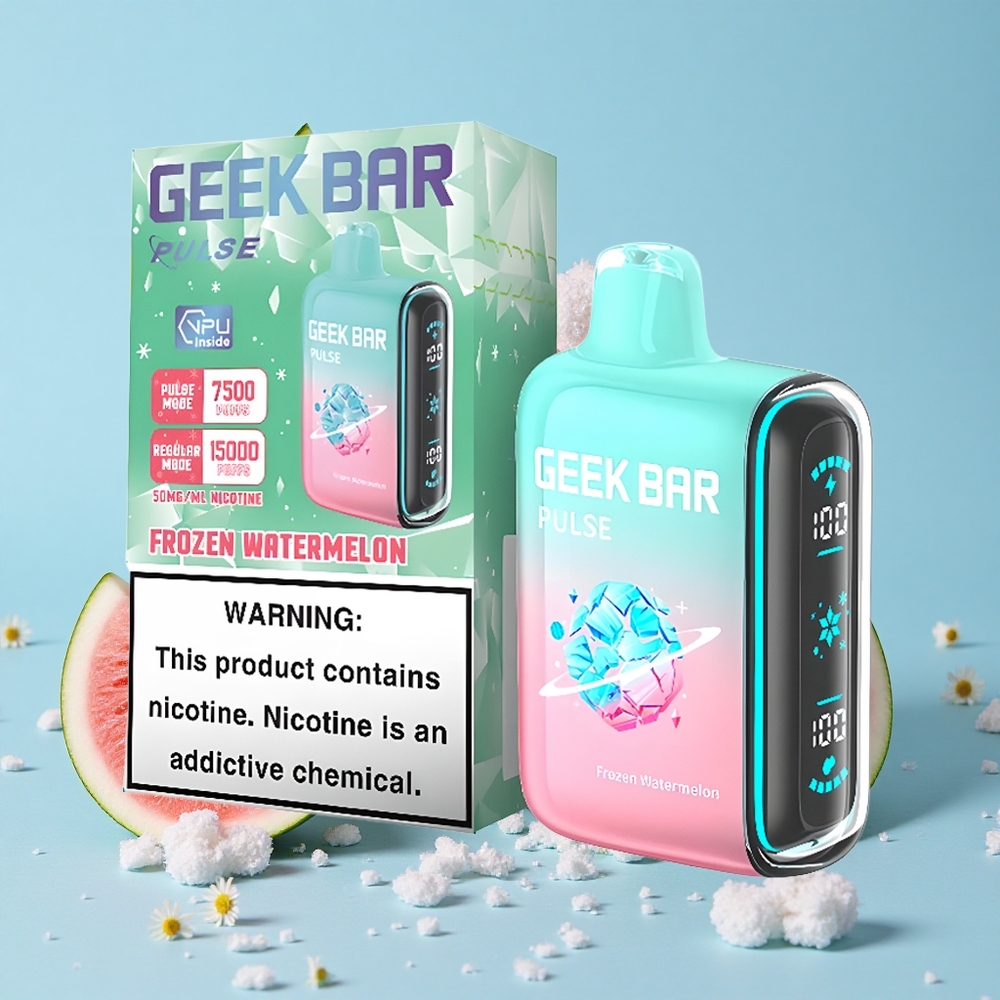 Geek Bar Pulse 15000 Pufuri Ediția Înghețată Romania vape wholesale Capacitate Lichid 16ML