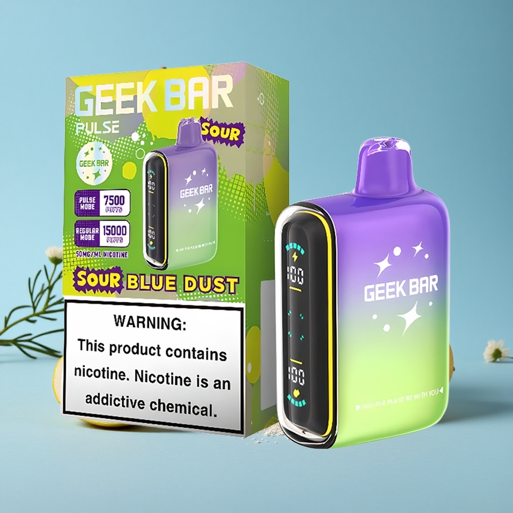 Geek Bar Pulse 15000 Pufuri Sour Edition 16ML Romania vape wholesale cu Ajustare Aerisire