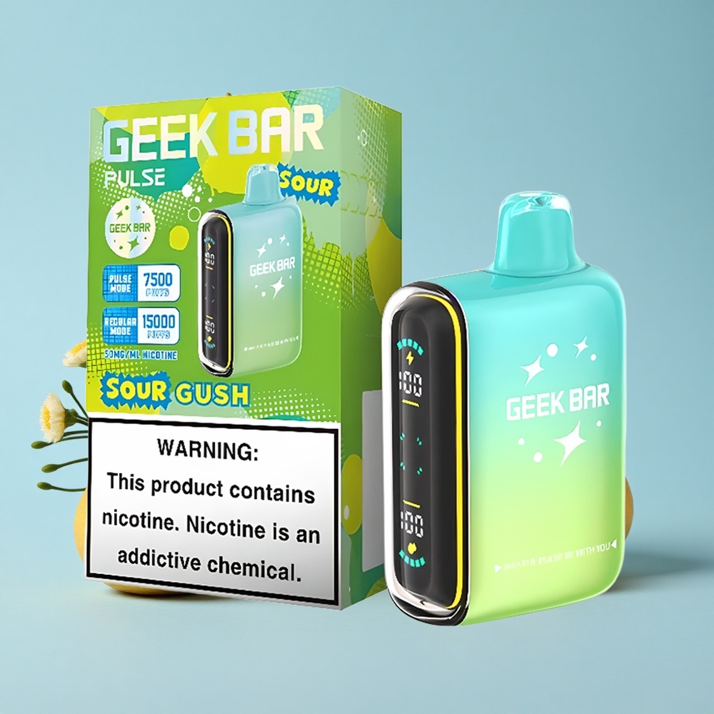 Geek Bar Pulse 15000 Pufuri Sour Edition 16ML Romania vape wholesale cu Ajustare Aerisire