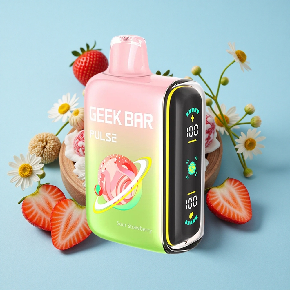Geek Bar Pulse 15000 Pufuri Sour Edition 16ML Romania vape wholesale cu Ajustare Aerisire