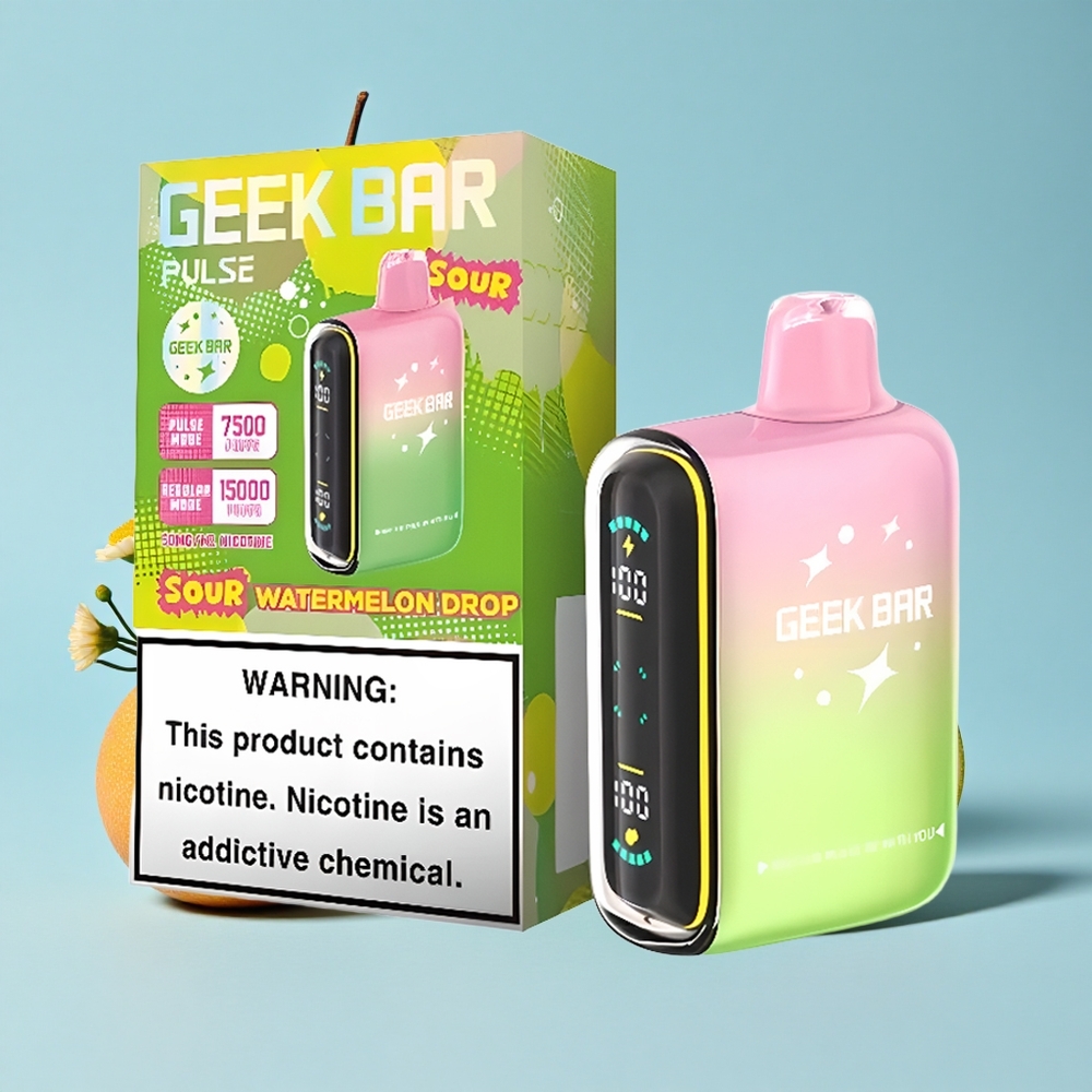 Geek Bar Pulse 15000 Pufuri Sour Edition 16ML Romania vape wholesale cu Ajustare Aerisire