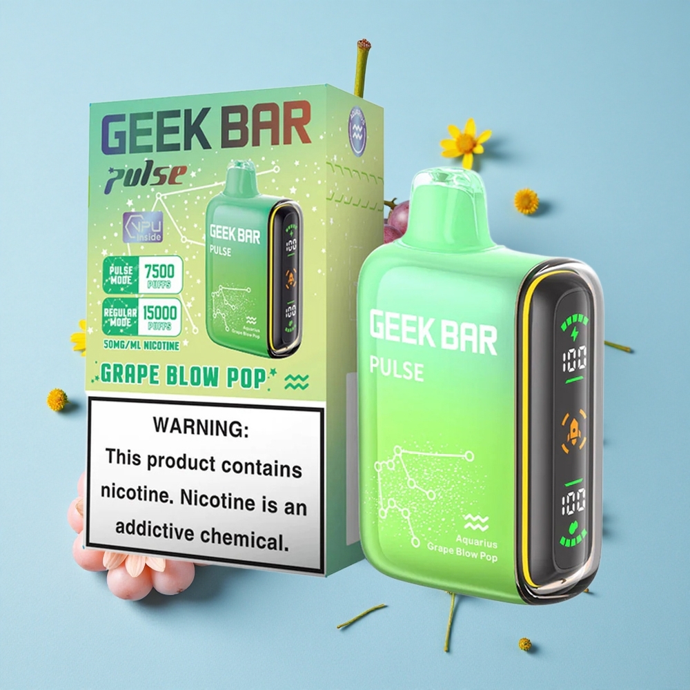 Geek Bar Pulse 15000 Pufuri Zodiac Edition Aroma Romania vape wholesale 16ML Lichid 5 Nicotină