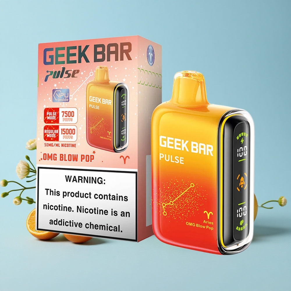 Geek Bar Pulse 15000 Pufuri Zodiac Edition Aroma Romania vape wholesale 16ML Lichid 5 Nicotină