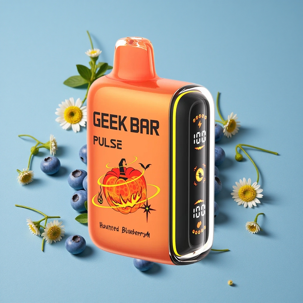 Geek Bar Pulse 15000 de Pufuri Aroma de Halloween Romania vape wholesale Capacitate lichid 16ML USB Type-C