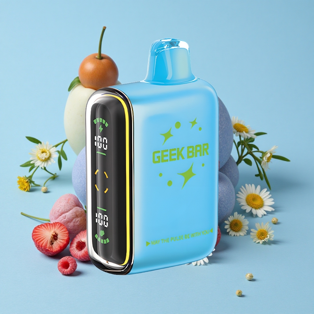 Geek Bar Pulse 15000 de Pufuri Arome Zero Nicotină Romania vape wholesale Capacitate lichid 16ML