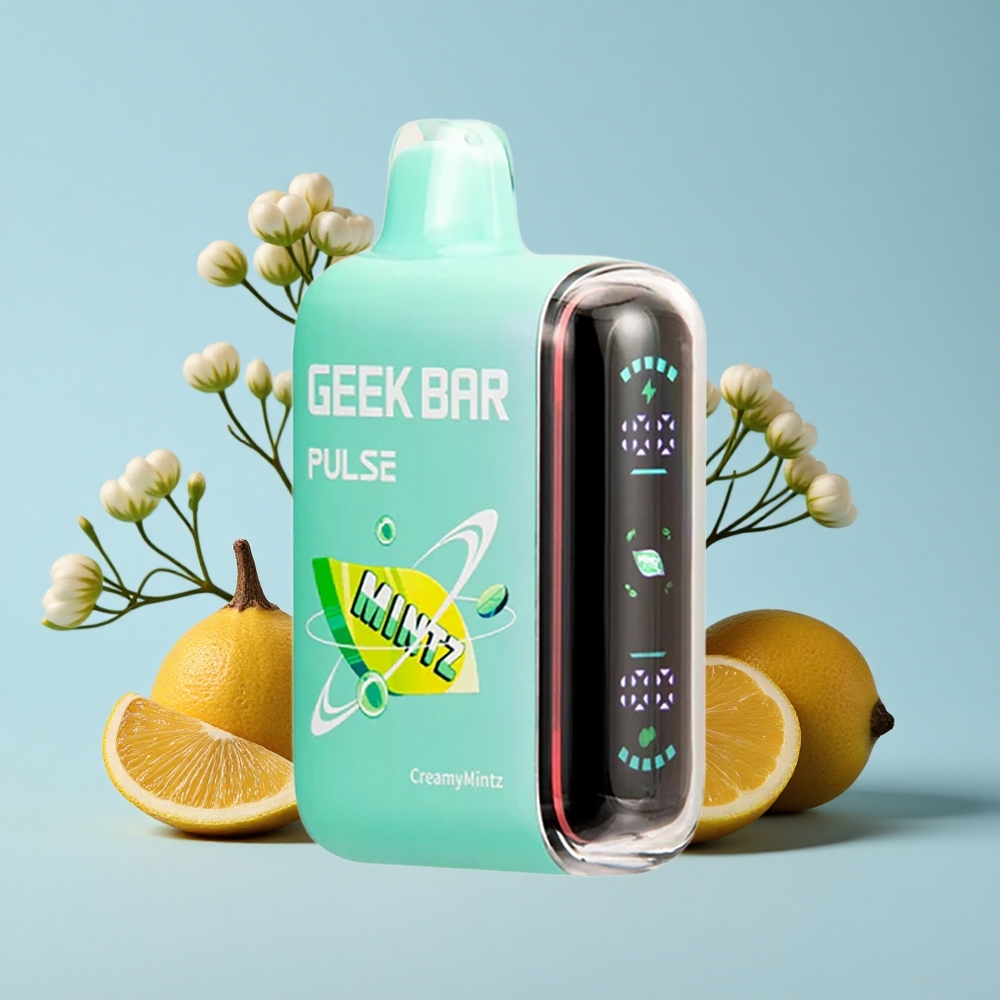 Geek Bar Pulse 15000 de Pufuri Mentă Romania vape wholesale cu 16ML lichid și 5 nicotină