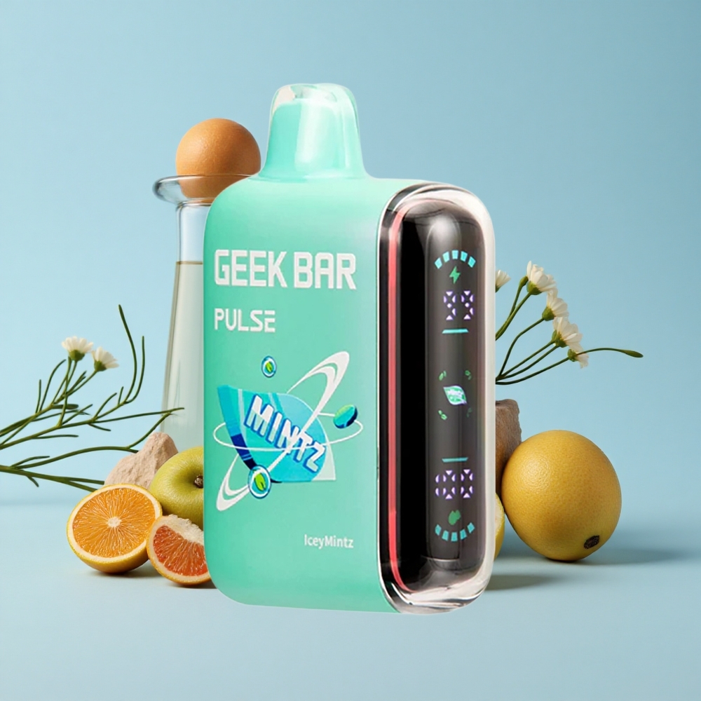 Geek Bar Pulse 15000 de Pufuri Mentă Romania vape wholesale cu 16ML lichid și 5 nicotină