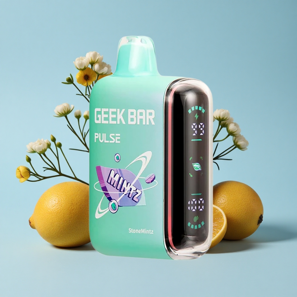 Geek Bar Pulse 15000 de Pufuri Mentă Romania vape wholesale cu 16ML lichid și 5 nicotină