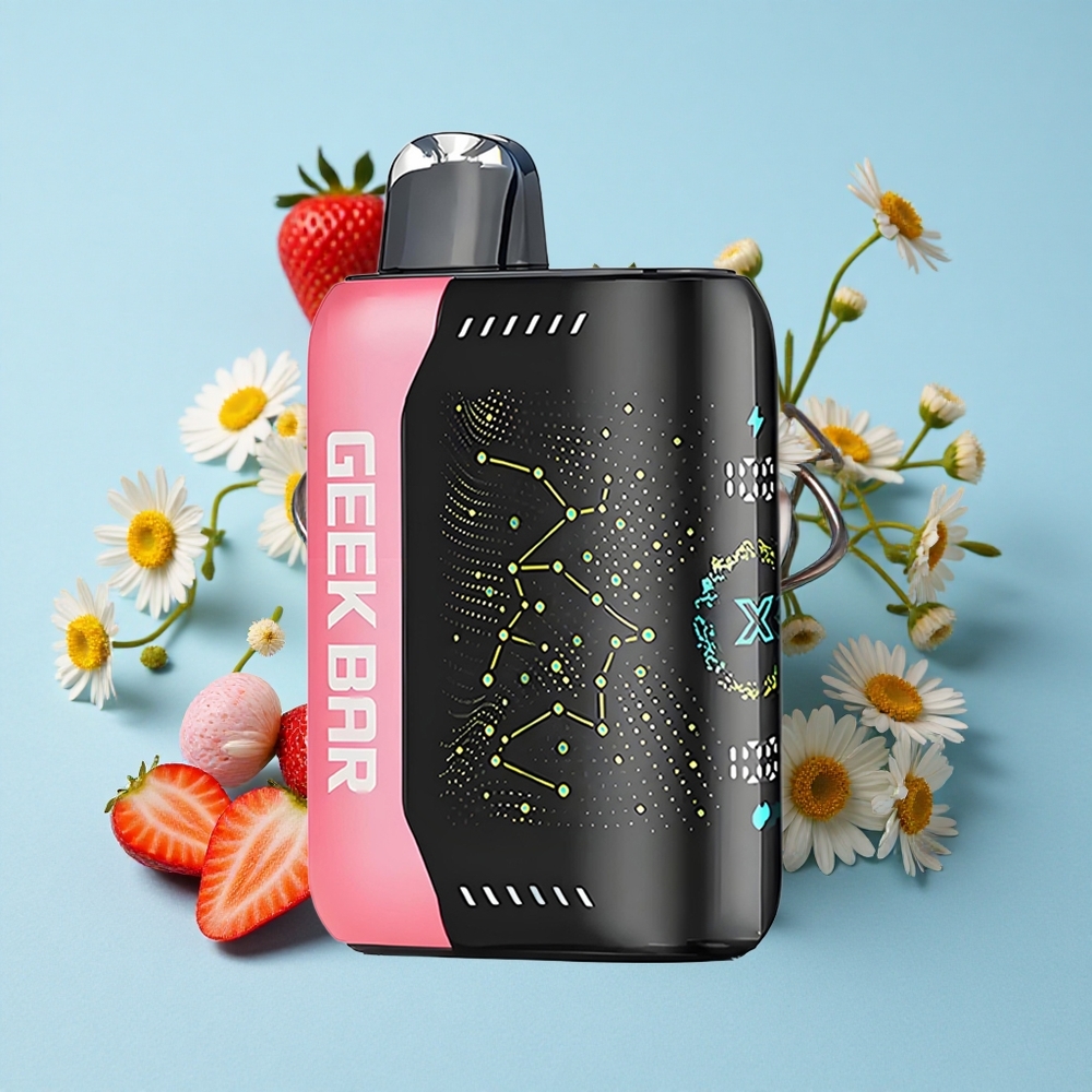Geek Bar Pulse X 25000 Pufuri Aroma Combinație Romania vape wholesale cu 18mL Lichid Pre-umplut și Dual Mesh Coil
