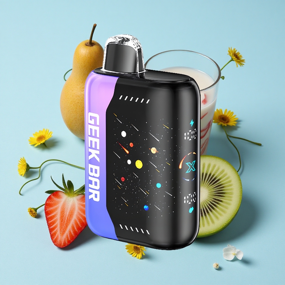 Geek Bar Pulse X 25000 Pufuri Meteor Edition Romania vape wholesale cu 18mL Lichid Pre-umplut și Dual Mesh Coil