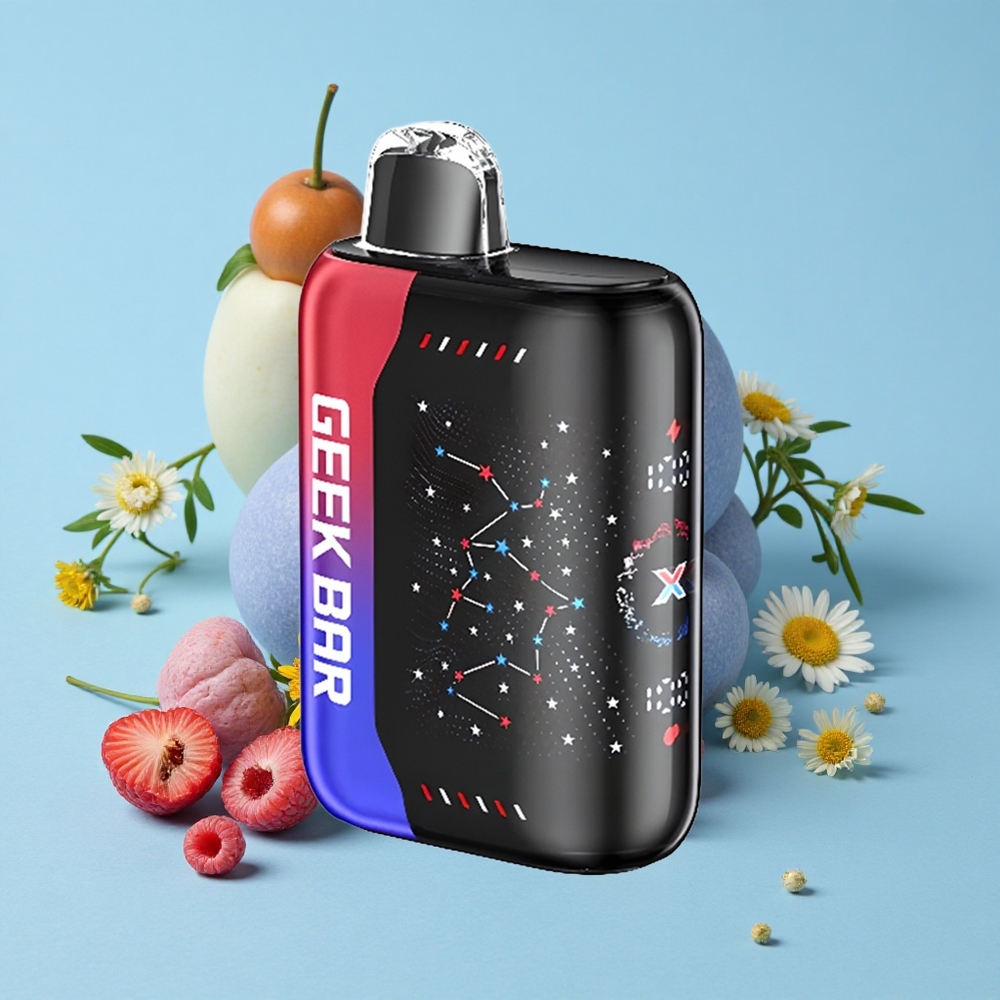 Geek Bar Pulse X 25000 Pufuri Patriot Editon cu 18mL Lichid Pre-umplut și Dual Mesh Coil Romania vape wholesale