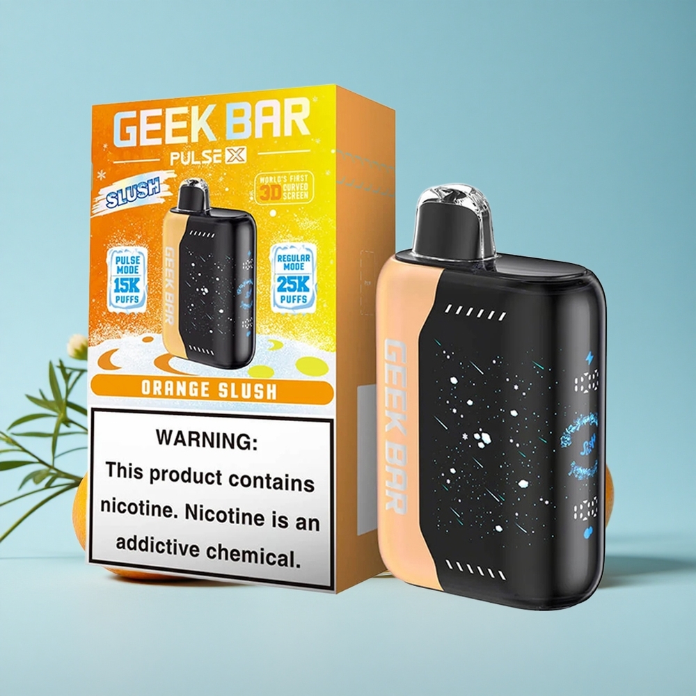 Geek Bar Pulse X 25000 Pufuri Slush Romania vape wholesale cu 18mL Lichid Pre-umplut și Dual Mesh Coil
