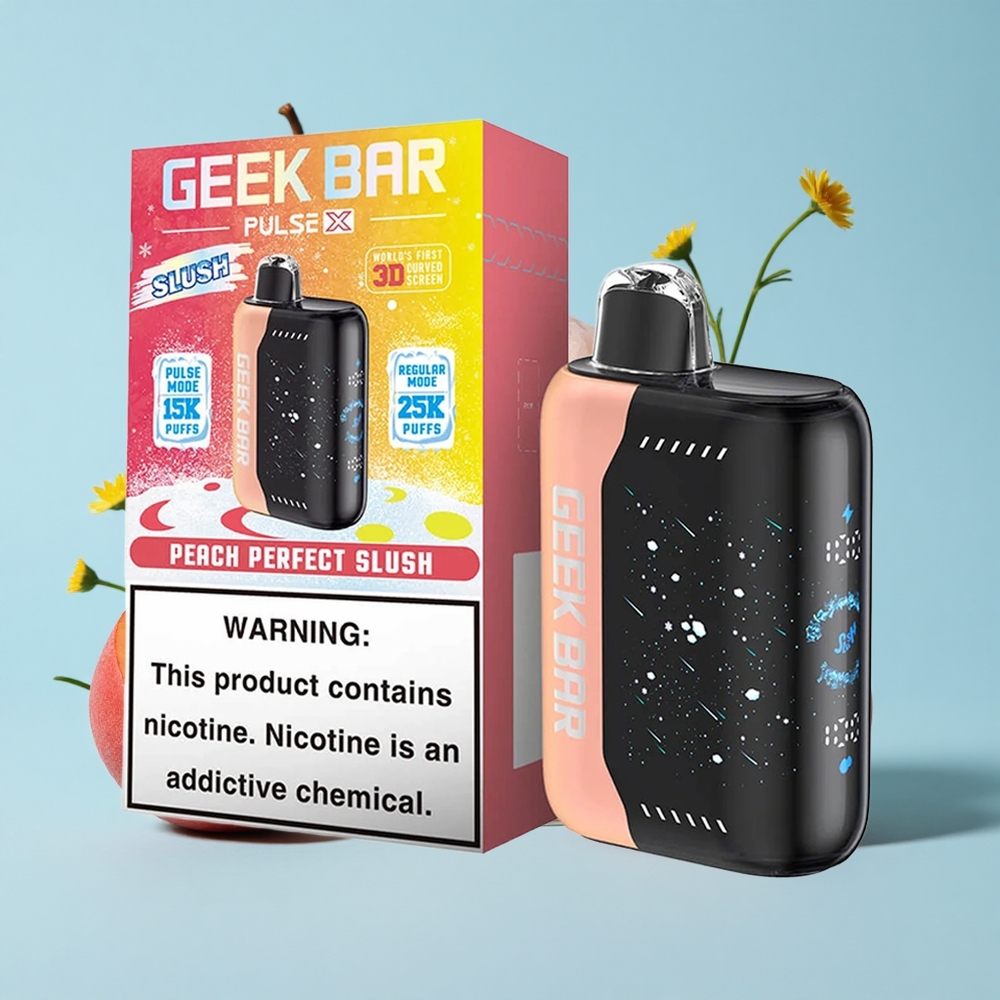 Geek Bar Pulse X 25000 Pufuri Slush Romania vape wholesale cu 18mL Lichid Pre-umplut și Dual Mesh Coil
