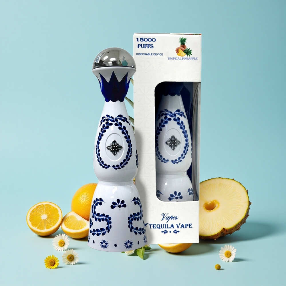 HUMO Azul 15000 Pufuri Ananas Tropical Romania vape wholesale Rezervor Pre-umplut 20mL