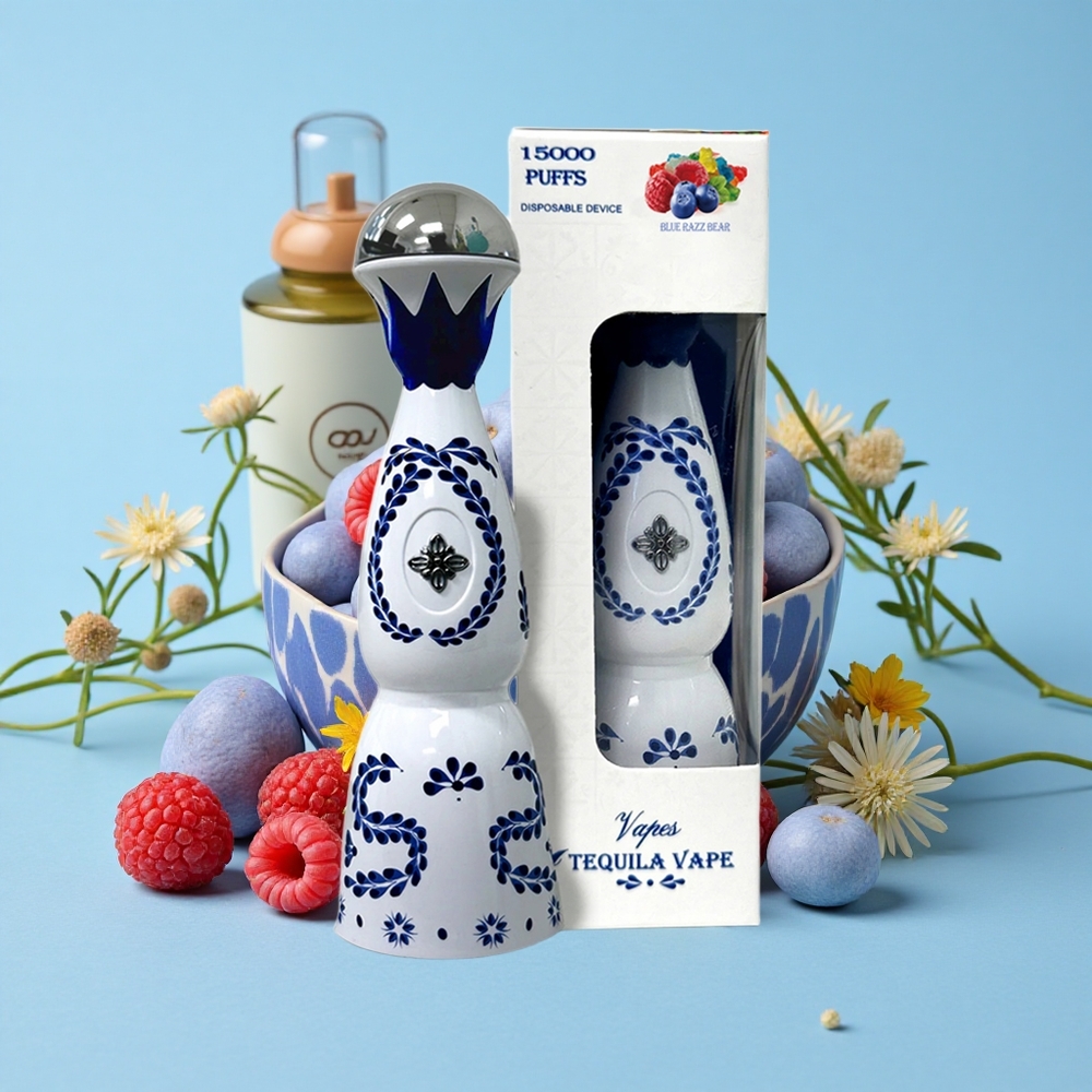 HUMO Azul 15000 Pufuri Blue Razz Bear Romania vape wholesale Rezervor Pre-umplut 20mL