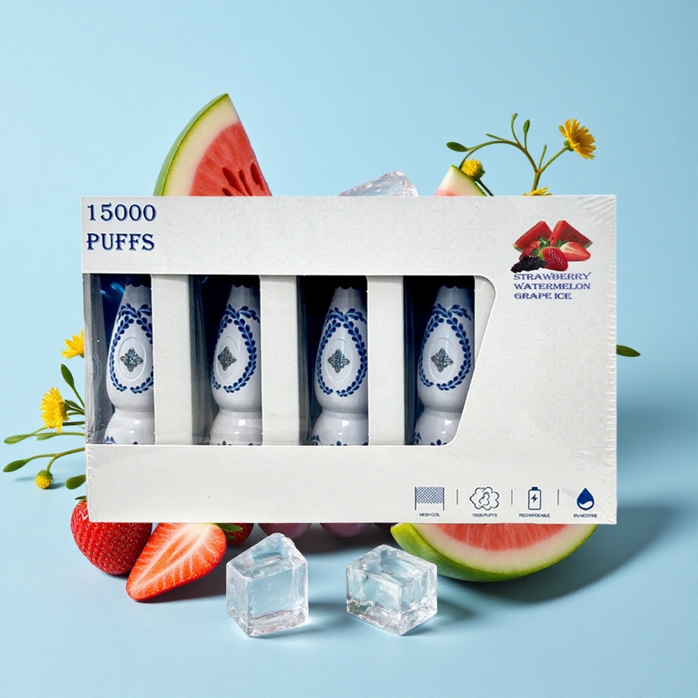 HUMO Azul 15000 Pufuri Capsuni Pepene Verde Stafide Gheață Romania vape wholesale 20mL Rezervor Pre-umplut