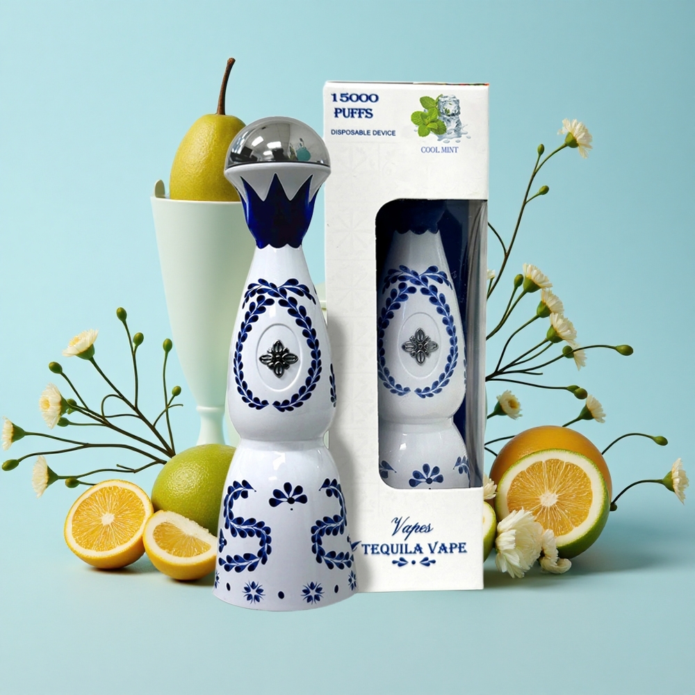 HUMO Azul 15000 Pufuri Cool Mentă Romania vape wholesale 20mL Rezervor Pre-umplut 5 Nicotină