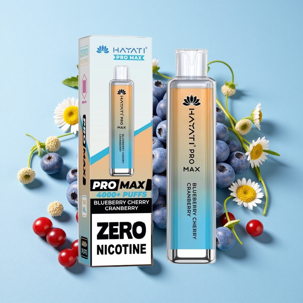 Hayati Pro Max 4000 Pufuri Afumătură Disposable Vape Afine Cireșe Coacăze Romania vape wholesale 1400mAh Baterie Puternică