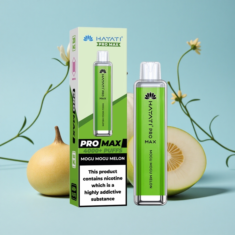 Hayati Pro Max 4000 Pufuri Disposable Vape Mogu Mogu Pepene Romania vape wholesale Dual 11 Ohm Mesh Coil
