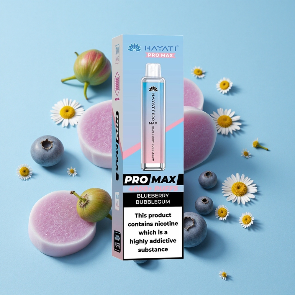 Hayati Pro Max 4000 Pufuri Vape Disposable Afine Guma de Balon Romania vape wholesale Cu Baterie Reincarcabila 1400mAh