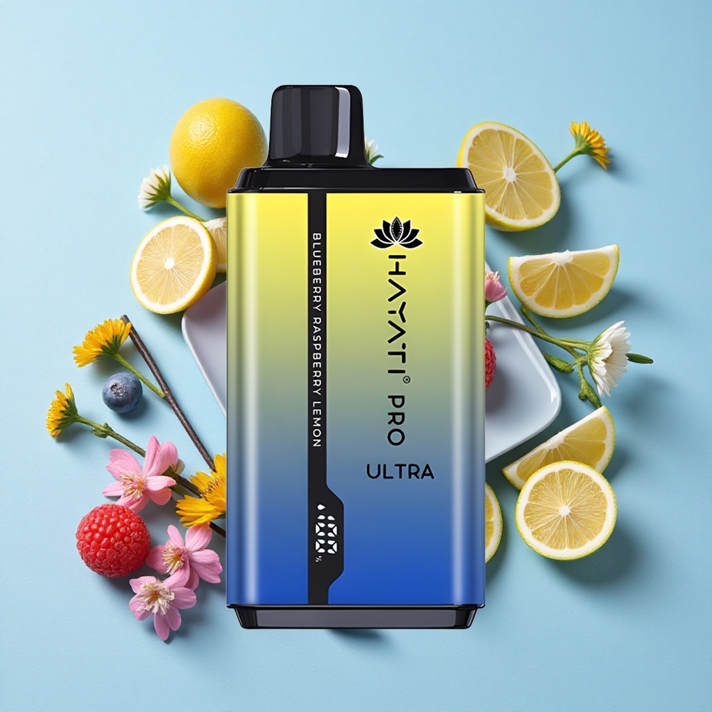 Hayati Pro Ultra 15000 Pufuri Afine Zmeură Lămâie Romania vape wholesale 2 12ml