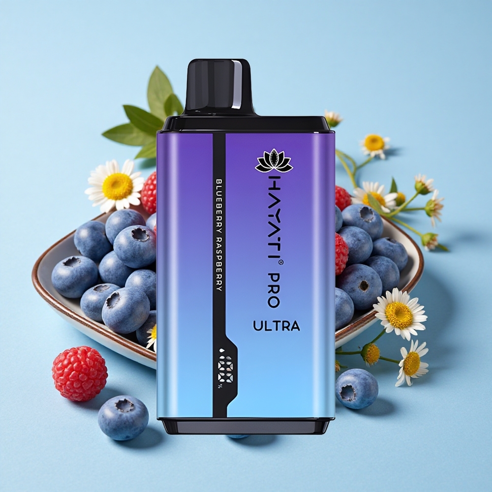 Hayati Pro Ultra 15000 Pufuri Afine Zmeură Romania vape wholesale 2 12ml 2 Nicotină