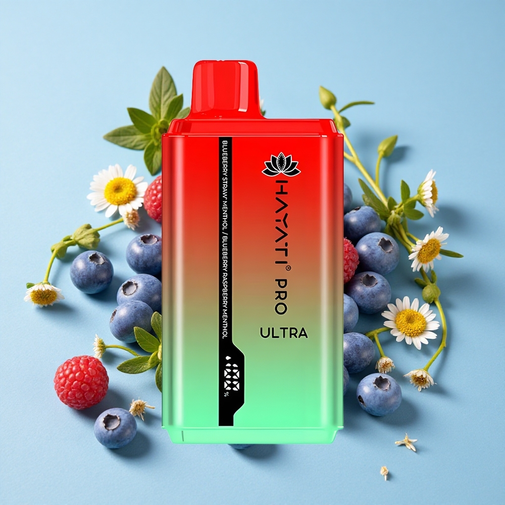 Hayati Pro Ultra 15000 Pufuri Afumătură de Afine cu Mentă Romania vape wholesale 2 12ml