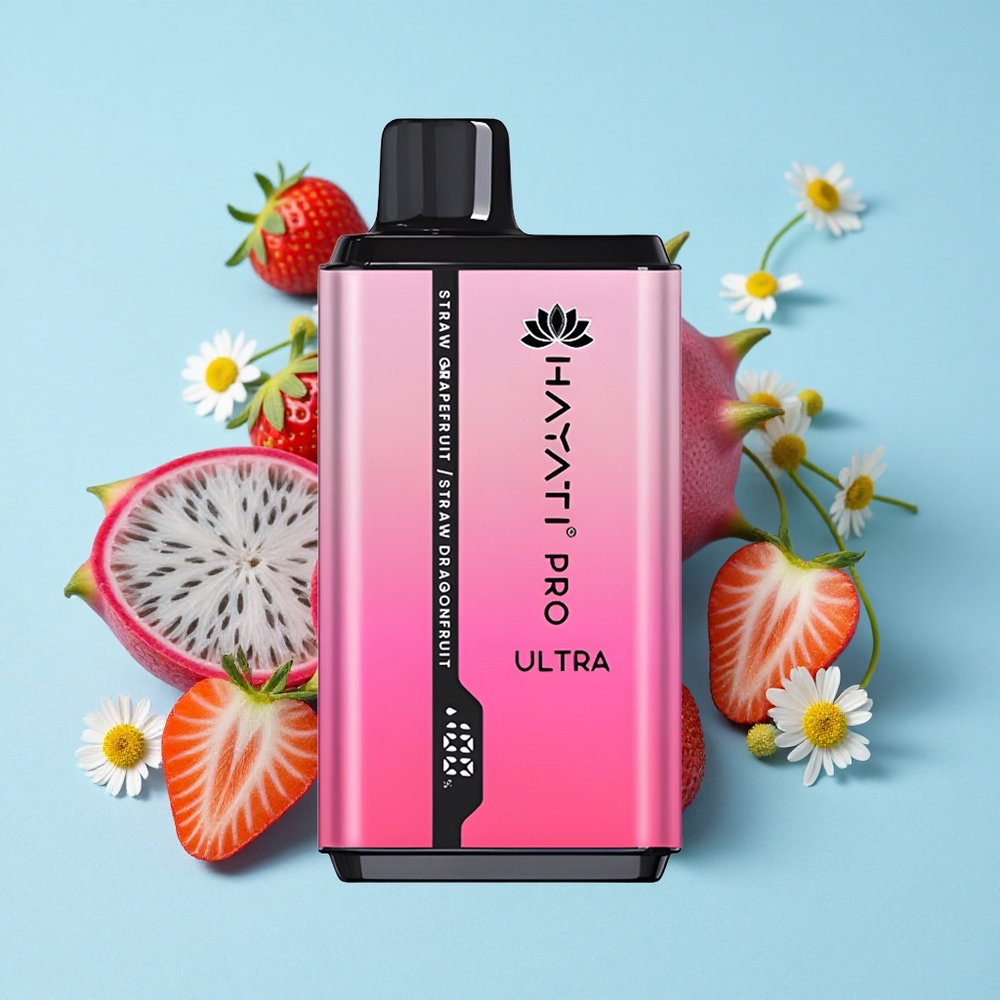 Hayati Pro Ultra 15000 Pufuri Capsuni Grapefruit Romania vape wholesale 2 12ml Lichid 2 Nicotină