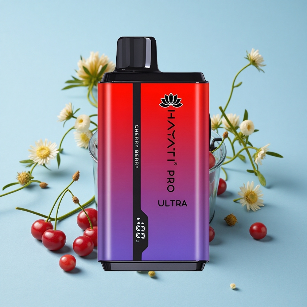 Hayati Pro Ultra 15000 Pufuri Cireșă-Coacăză Romania vape wholesale 24ml 2 Nicotină
