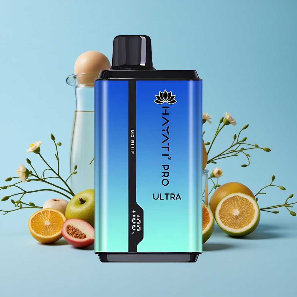 Hayati Pro Ultra 15000 Pufuri Disposable Vape Albastru Romania vape wholesale