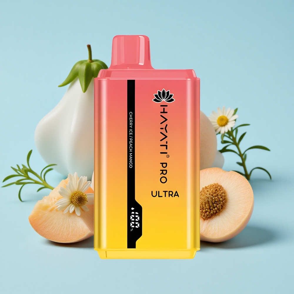 Hayati Pro Ultra 15000 Pufuri Disposable Vape Ciresă Gheață Romania vape wholesale 2 12ml 49 Arome