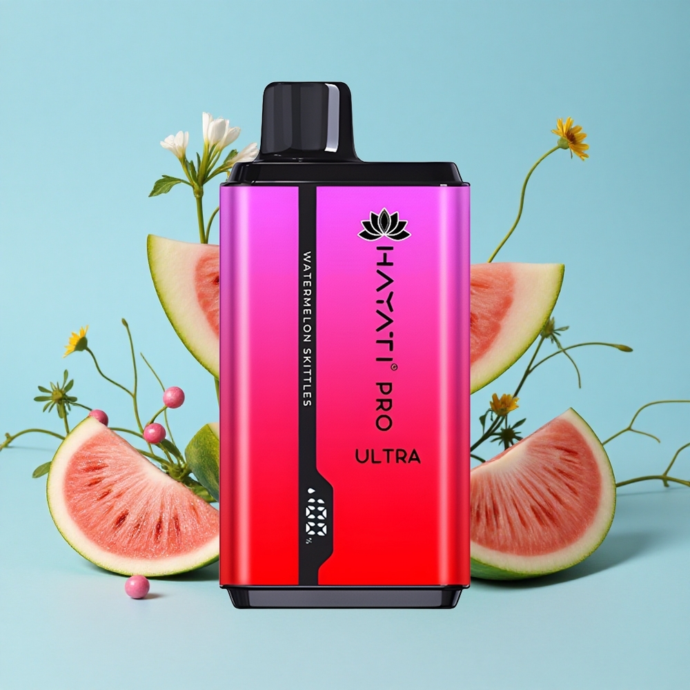 Hayati Pro Ultra 15000 Pufuri Disposable Vape Pepene Skittles Romania vape wholesale 49 Arome