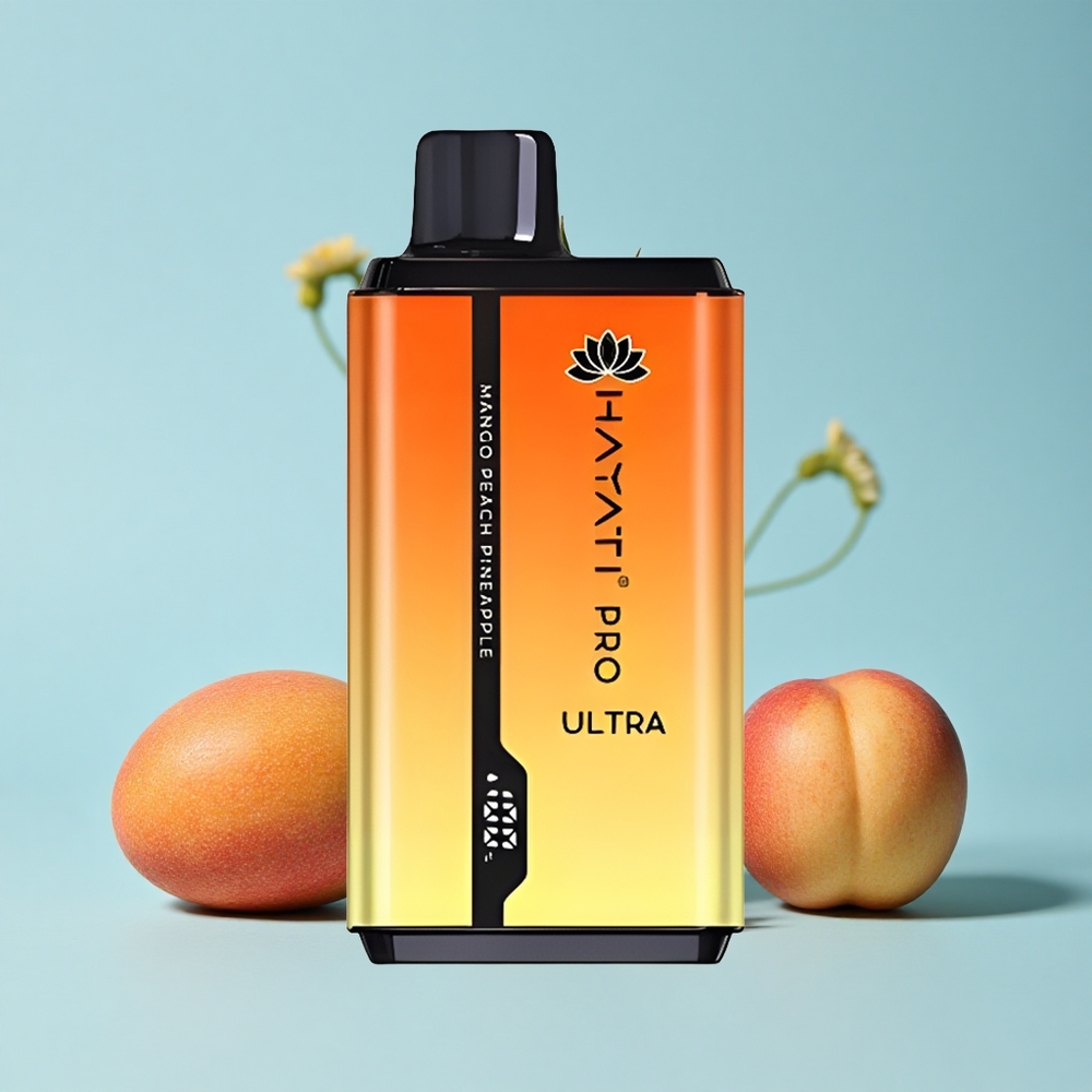 Hayati Pro Ultra 15000 Pufuri Mango Piște Ananas Romania vape wholesale 850mAh 2 12ml