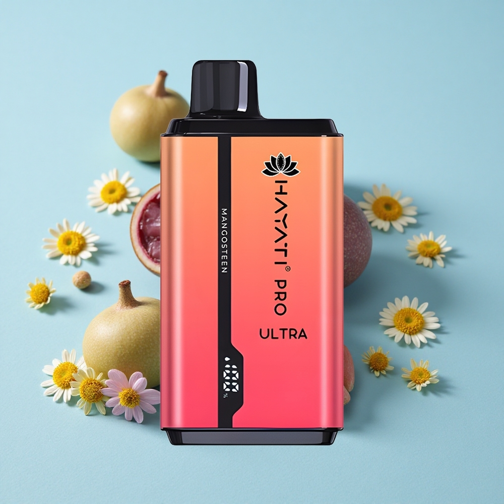 Hayati Pro Ultra 15000 Pufuri Mangostan România vape wholesale 2 12ml capacitate lichid