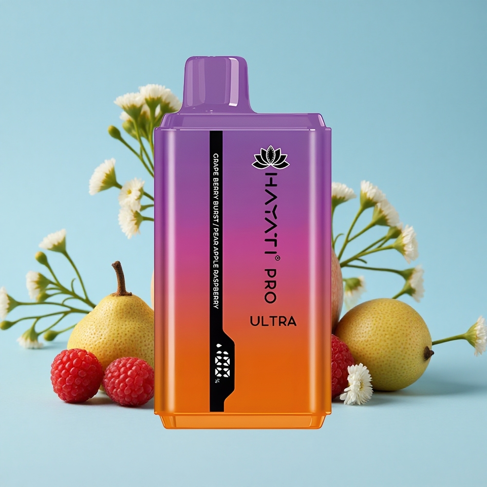 Hayati Pro Ultra 15000 Pufuri aromă piersică boabe Romania vape wholesale capacitate lichid 2 12ml