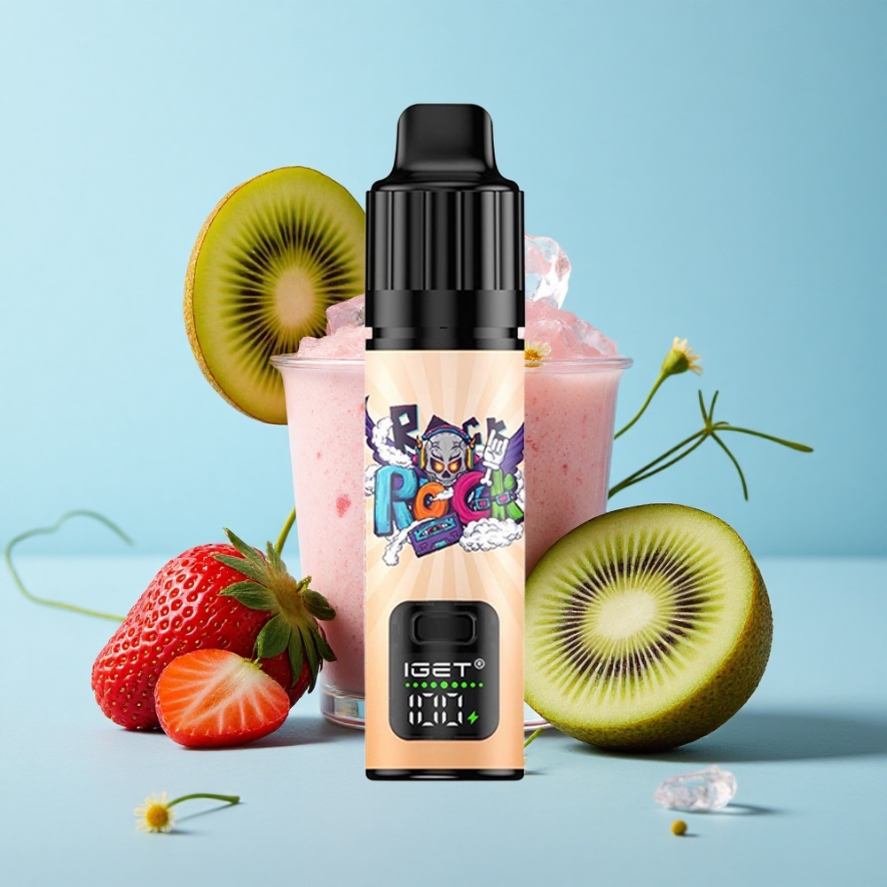 IGET BAR PLUS S3 POD 10000 Pufuri Capsa Dispozabila Cu Aroma de Capsuni si Kiwi Cu Gheata Romania vape wholesale Capacitate 18 ml