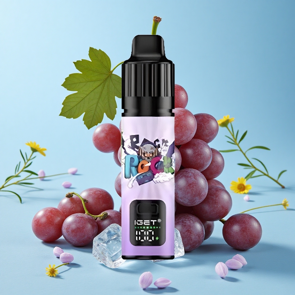 IGET BAR PLUS S3 POD 10000 Pufuri Disposable Vape Gheață de Struguri Romania vape wholesale 18 ml E-liquid