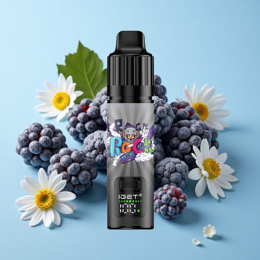 IGET BAR PLUS S3 POD 10000 Pufuri Disposable Vape Zmeură Gheață Romania vape wholesale 18 ml Lichid