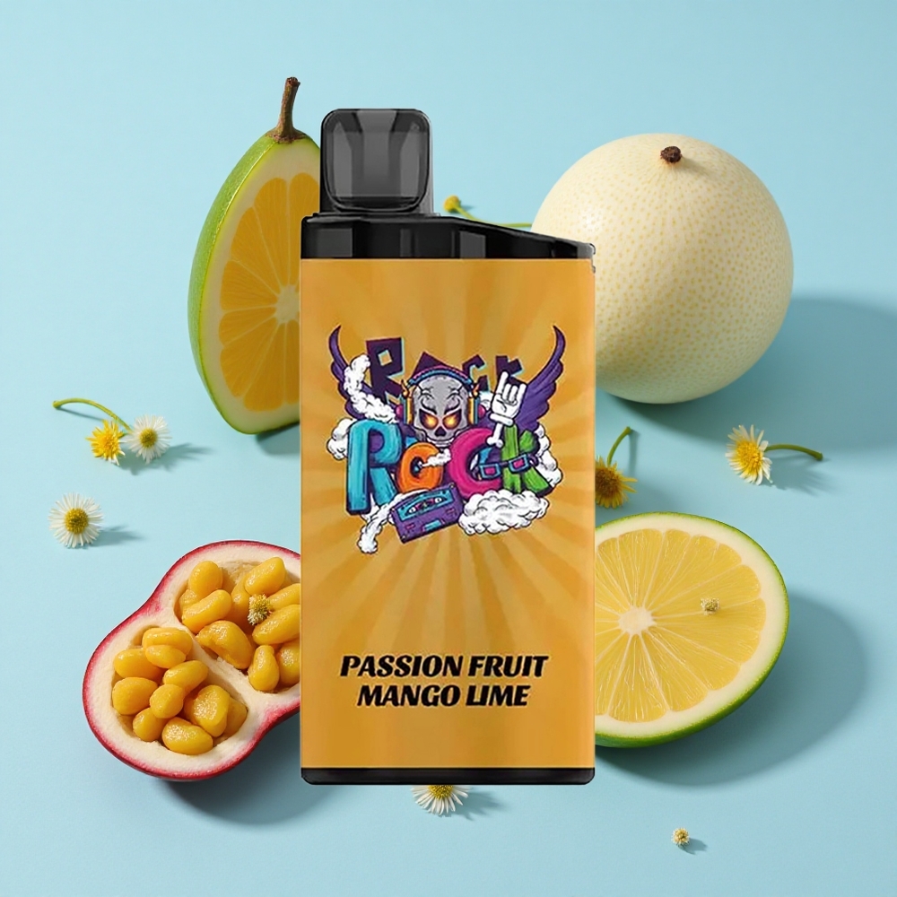 IGET Bar 3500 Pufuri Aroma Mango Fructul Pasiei Lime Romania vape wholesale Baterie 1400 mAh