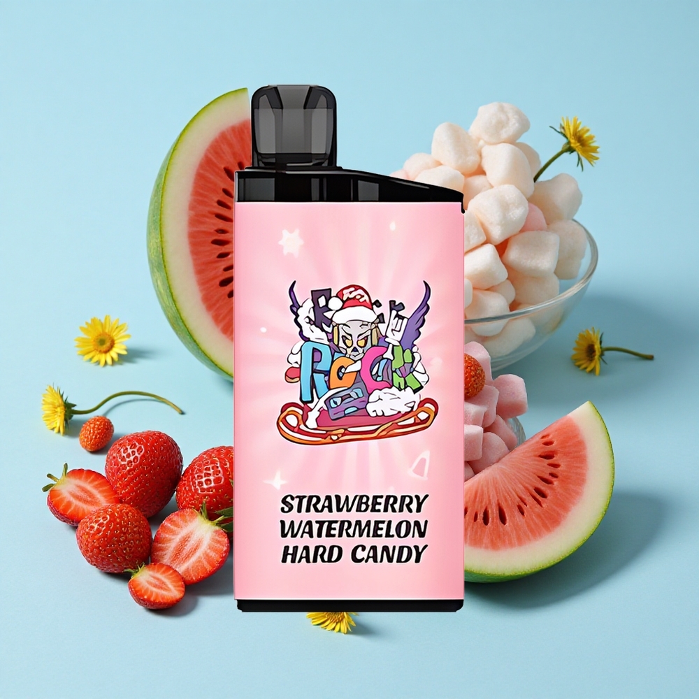 IGET Bar 3500 Pufuri Capsa Deshidabila Capsuni Pepene Galben Bomboana Dura Romania vape wholesale Coil 12 Ohm Mesh
