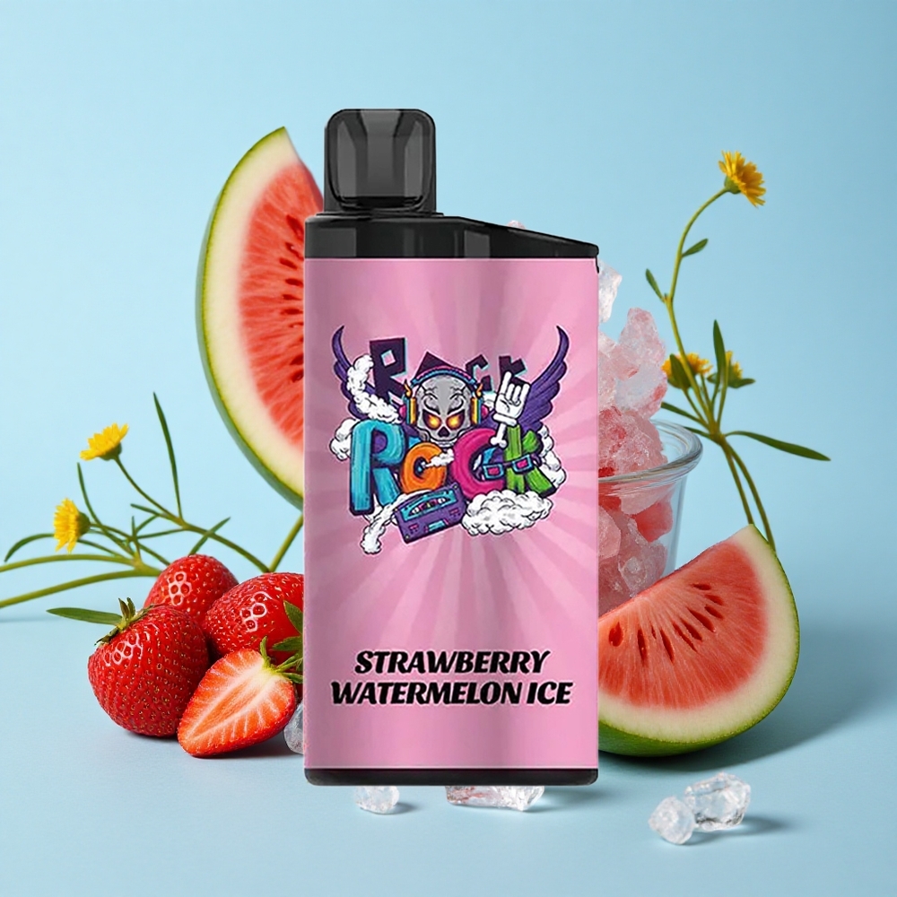 IGET Bar 3500 Pufuri Capsă Disposable Vape Căpșună Pepene Gheață Romania vape wholesale Dimensiuni 413x213x945mm