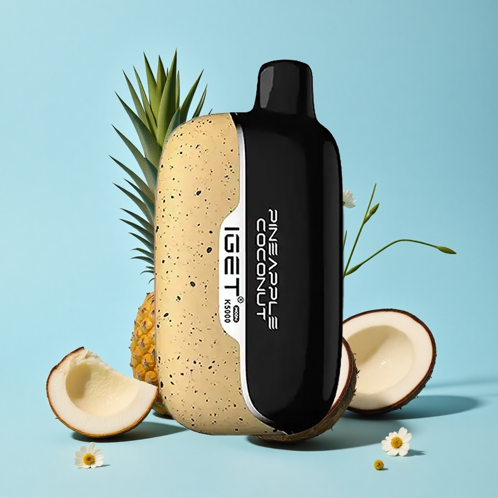IGET Moon K5000 Pufuri Ananas Nucă de Cocos România vape wholesale Greutate Netă 815 g Dimensiuni 495x253x994 mm